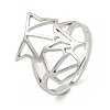 Non-Tarnish 304 Stainless Steel Rings RJEW-R142-01P-1