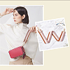 Cotton Adjustable Folk Custom Stripe Pattern Bag Strap FIND-WH0077-83-5