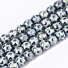 Electroplate Glass Beads Strands EGLA-S177-08A-03-1