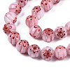 Handmade Millefiori Glass Beads Strands X-LK-T001-10A-3