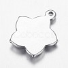 Tarnish Resistant 304 Stainless Steel Pendants STAS-P171-54P-3