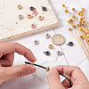 Yilisi 16Pcs 4 Colors Brass Micro Pave Clear Cubic Zirconia Charms FIND-YS0001-03-13