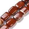 Natural Red Jasper Beads Strands G-K357-D06-01-1