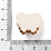 Bear Bread Opaque Resin Decoden Cabochons X-CRES-Q220-05A-3