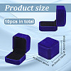 Square Velvet Ring Boxes VBOX-WH0002-01D-2