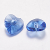 Faceted Glass Rhinestone Charms RGLA-F054-10x10-206-2