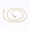 304 Stainless Steel Rope Chain Necklaces MAK-L015-11B-2