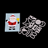 Father Christmas Frame Carbon Steel Cutting Dies Stencils DIY-F036-01-5