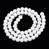 Opaque Solid Color Glass Beads Strands GLAA-T032-P6mm-02-3