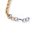 304 Stainless Steel Chain Bracelets BJEW-JB05238-2