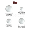 400Pcs Transparent Glass Cabochons GGLA-YW0001-15-2