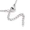 Valentine's Day Brass Micro Pave Clear Cubic Zirconia Pendant Necklaces NJEW-B101-06P-3