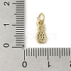 Brass Micro Pave Clear Cubic Zirconia Charms KK-M283-17A-01-3