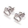 304 Stainless Steel Stud Earrings X-EJEW-N045-04P-1