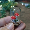 Resin Mushroom Bell Jar Model PW-WG8B3E0-01-5