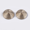 Polyester Thread Fabric Cabochons WOVE-T008-02A-05-2