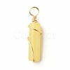 Natural Lemon Jade Pendants PALLOY-JF01453-08-2