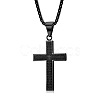 Stainless Steel Cross Pendant Necklace Men Women Hip-hop Jewelry Non-fading TX5023-2-1