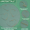 Unicraftale 48Pcs 8 Style 316 Stainless Steel Ear Cuff Findings STAS-UN0038-18-5