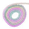 Transparent Glass Beads Strands GLAA-N041-009-09-1