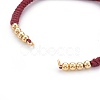 Nylon Cord Braided Bracelet Making MAK-E665-06H-2