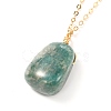 Natural Gemstone Pendants Necklaces for Teen Girl Women NJEW-JN03729-8