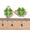 Alloy Enamel Pendants ENAM-O001-03B-G-3