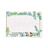Rectangle Paper Hair Clip Display Cards DIY-B061-02B-1