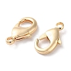 Rack Plating Brass Lobster Claw Clasps KK-F090-27LG-03-2