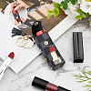 PU Leather Lipstick Holder Keychains AJEW-WH0248-226C-3