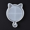 DIY Cat's Head Display Tray Silicone Molds DIY-G058-D02-3