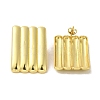 Brass Stud Earrings EJEW-R162-13G-2