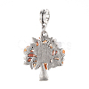 Antique Silver Plated Alloy European Dangle Charms Sets PALLOY-JF00443-3