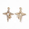 Alloy Rhinestone Pendants PALLOY-P287-08LG-2