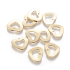 304 Stainless Steel Open Heart Charms STAS-L233-043G-1