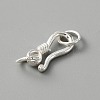 925 Sterling Silver S-Hook Clasps FIND-WH0114-71B-3