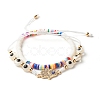 Handmade Polymer Clay Heishi Beads Stretch Bracelets Set BJEW-JB07349-01-1