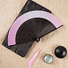 Chinese Style Folding Fan with Tassel PW-WGC4167-03-1