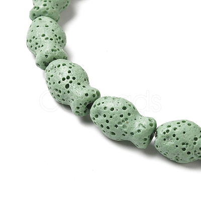 Natural Lava Rock Beads Strands G-U007-01G-1