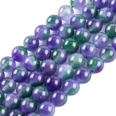 Natural Malaysia Jade Beads Strands G-A146-8mm-C12-1