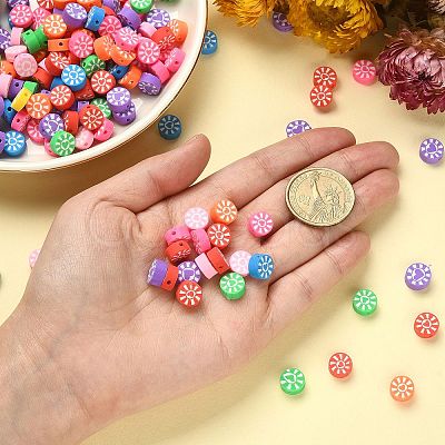 200Pcs Handmade Polymer Clay Beads CLAY-CJ0001-62-1