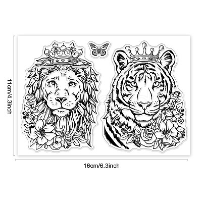 Custom PVC Plastic Clear Stamps DIY-WH0448-0025-1