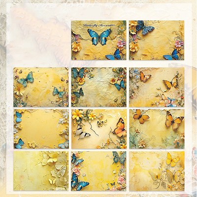 30Pcs Butterfly Scrapbook Paper Pad PW-WGDFAAA-02-1