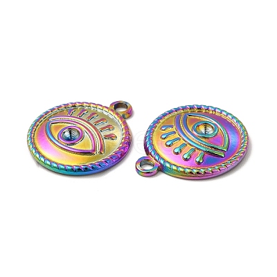 Ion Plating(IP) 304 Stainless Steel Pendant Cabochon Settings STAS-A070-15MC-1