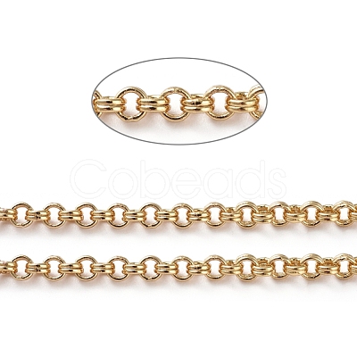 Soldered Brass Rolo Chains CHC-G005-22G-1