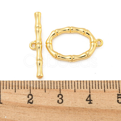 Brass Toggle Clasps KK-A223-13G-1