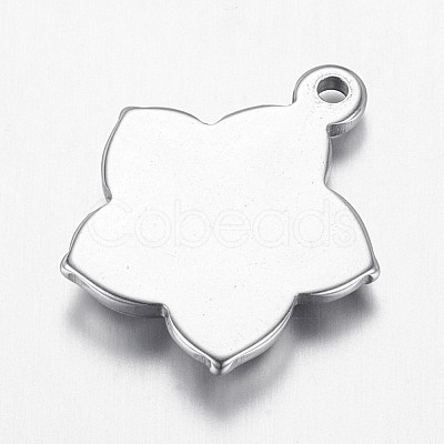 Tarnish Resistant 304 Stainless Steel Pendants STAS-P171-54P-1