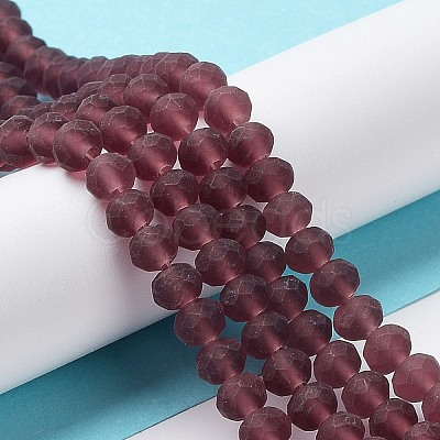 Transparent Glass Beads Strands X1-EGLA-A034-T4mm-MD13-1