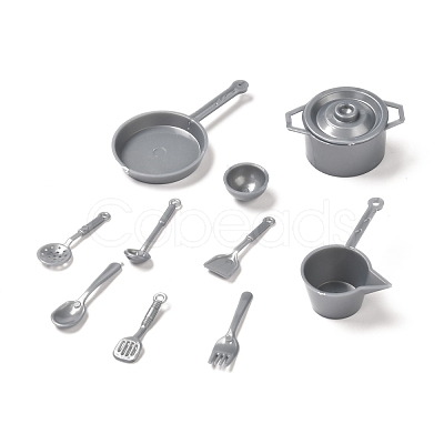 10Pcs DIY Plastic Miniature Kitchenware Set AJEW-K030-02A-1