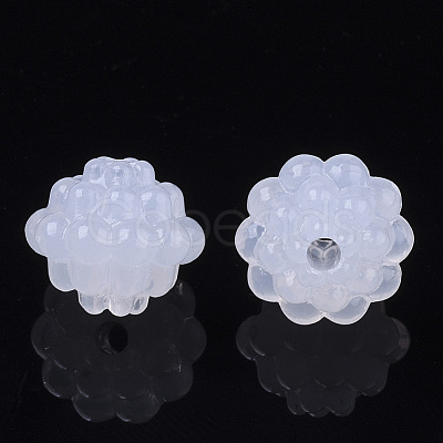 Imitation Jelly Acrylic Berry Beads JACR-R023-01-1